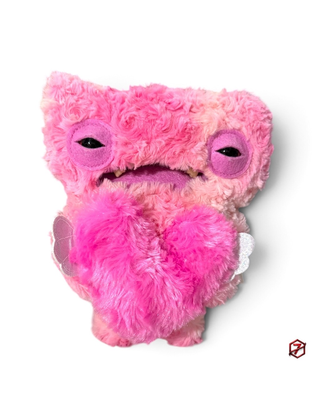 Fuggler Love Fugg Series 2 Pink Heart Silver Wings 9” Plush ZURU
